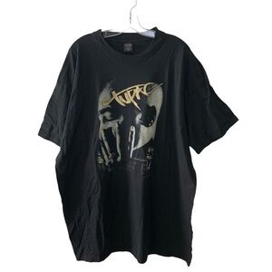 Vintage 90s Tupac 2Pac Shakur Rap T Shirt Men’s Size 3XL Black Baggy Y2K